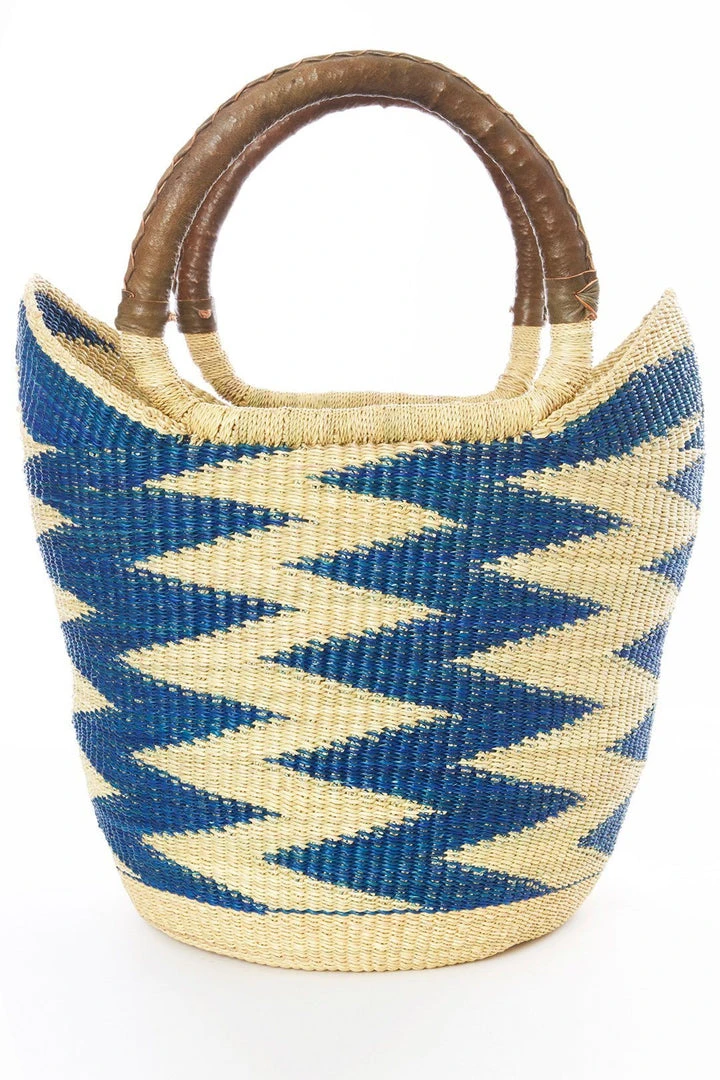 Swahili African Modern Blue Volta Wing Shopper Accessories 3 Swahili African Modern Blue Volta Wing Shopper Accessories