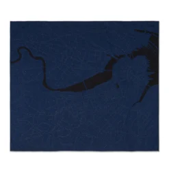 Haptic Lab Boston Map Throw Quilt