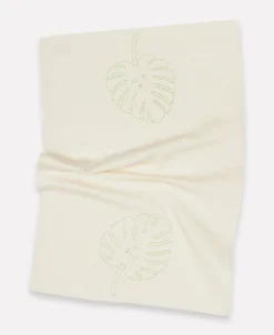Anchal Home Goods Botanical Tea Towel - Bone