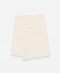 Anchal Home Goods Botanical Tea Towel - Bone