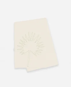 Anchal Home Goods Botanical Tea Towel - Bone