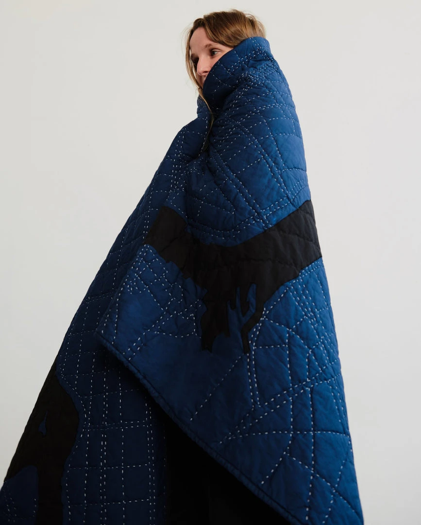 Haptic Lab Home Goods Brooklyn Map Throw Quilt 7 Haptic Lab Home Goods Brooklyn Map Throw Quilt