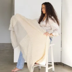 Studio Variously Home Goods Butterscotch Merino Throw Blanket 16 Studio Variously Home Goods Butterscotch Merino Throw Blanket