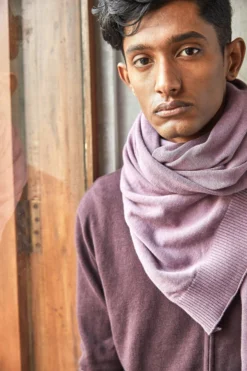 No Nasties Button Poncho Wrap Scarf