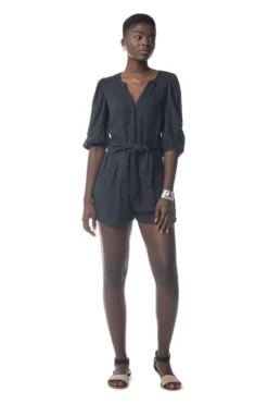 Synergy Organic Clothing Best Sellers Cadence Romper - Black
