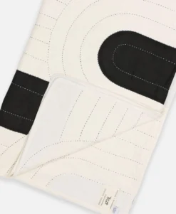 Anchal Canopy Throw Quilt - Charcoal