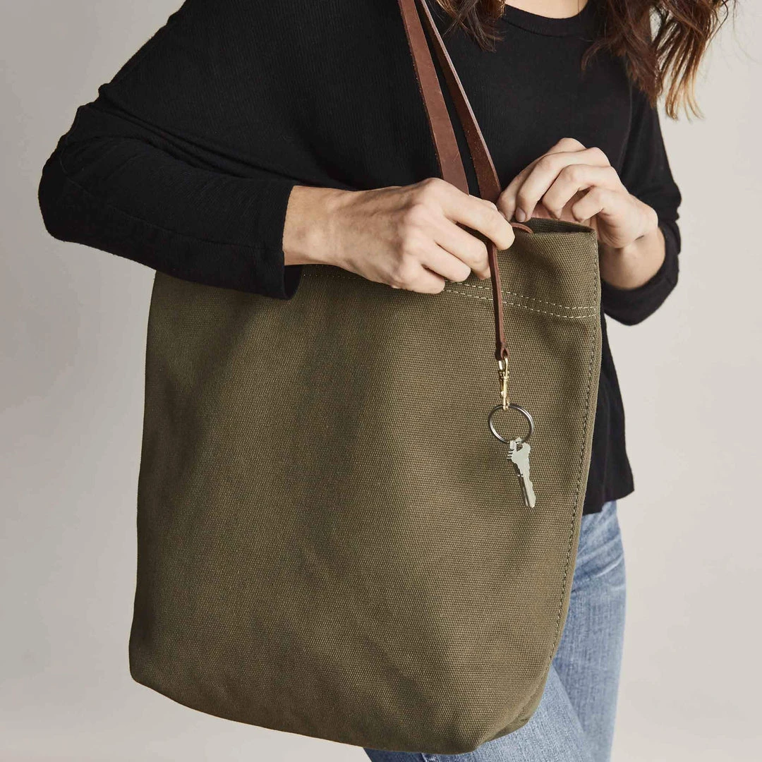 Nisolo Canvas Tote - Olive Green Best Sellers 6 Nisolo Canvas Tote - Olive Green Best Sellers