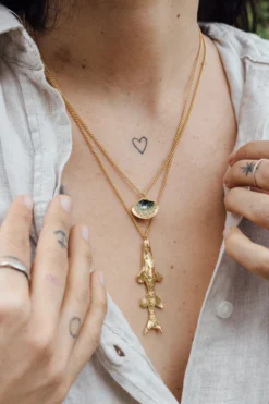 CÂPÂ Jewelry Barracuda Recycled Necklace