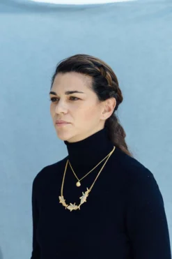 CÂPÂ Jewelry Red Tunas Recycled Necklace