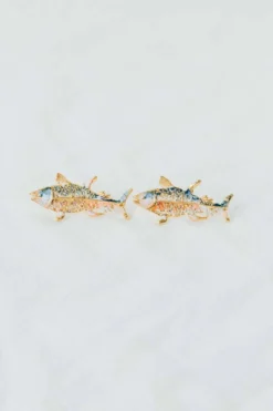 CÂPÂ Jewelry Tuna Fish Recycled Earrings
