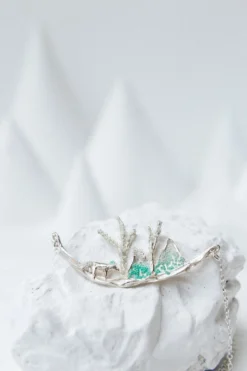 CÂPÂ Jewelry Tundra Landscape Recycled Necklace