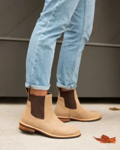 Nisolo Carmen Chelsea Boot - Stone Shoes