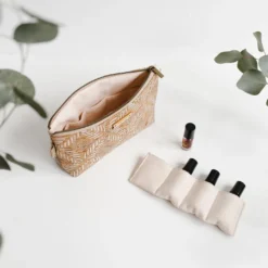 Carry Courage Creator Cork Essential Oils Bag - Cream