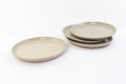 Carthage.Co Kitchen + Dining La Marsa Stoneware Dessert Plate Set