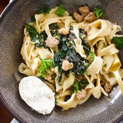 Carthage.Co Kitchen + Dining Zaghwan Stoneware Pasta Bowl Set