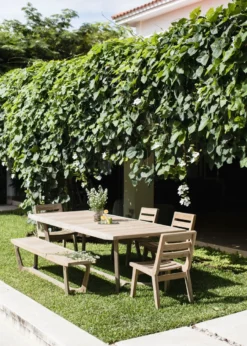 Masaya & Co. Furniture Casares Teak Dining Table With Slatted Top