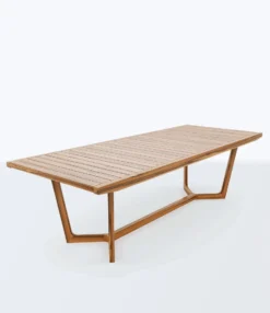 Masaya & Co. Furniture Casares Teak Dining Table With Slatted Top