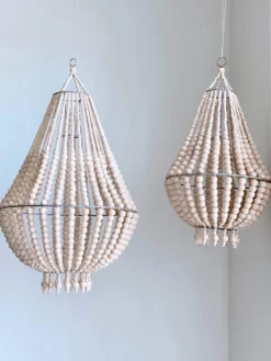 Ceremonia Beaded Chandelier - Natural