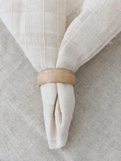 Ceremonia Wooden Napkin Ring Set Home Goods