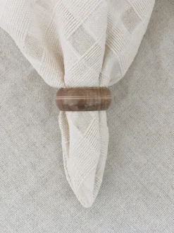 Ceremonia Wooden Napkin Ring Set Home Goods