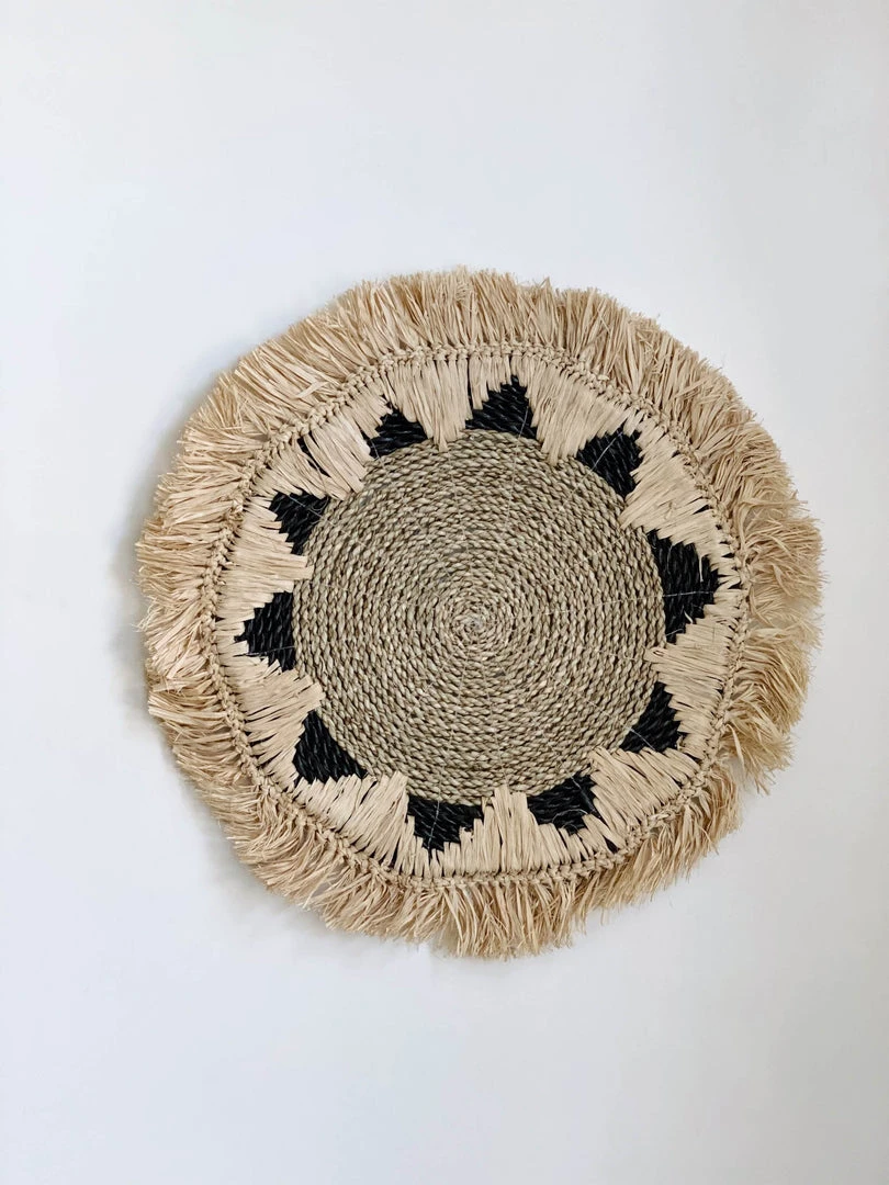 Ceremonia Sumba Raffia Fringe Wall Charger Best Sellers 3 Ceremonia Sumba Raffia Fringe Wall Charger Best Sellers