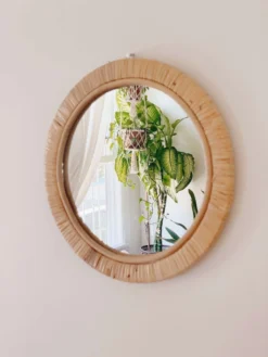 Ceremonia Best Sellers Rattan Full Moon Round Mirror