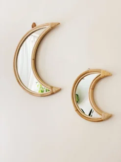 Ceremonia Rattan Crescent Moon Mirror Best Sellers
