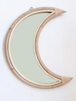 Ceremonia Rattan Crescent Moon Mirror Best Sellers