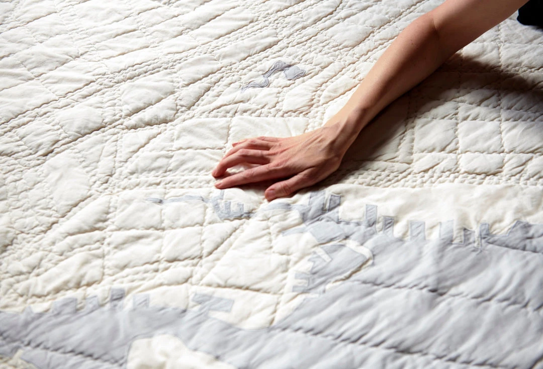 Haptic Lab Home Goods Chicago Map Throw Quilt 5 Haptic Lab Home Goods Chicago Map Throw Quilt