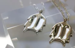 L.Greenwalt Jewelry Special Occasion Christmas Cactus Necklace