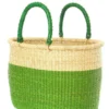 Swahili African Modern Cilantro Bolga Shopper Bag Accessories 1 Swahili African Modern Cilantro Bolga Shopper Bag Accessories