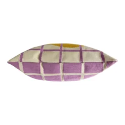 Leah Singh New Arrivals Circle Grid Reversible Throw Pillow Cover