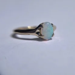 Iron Oxide Classic Oval Opal Ring