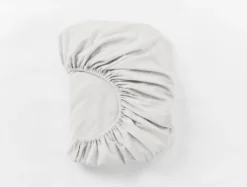 Coyuchi Cloud Brushed Flannel Sheet Set - Alpine White