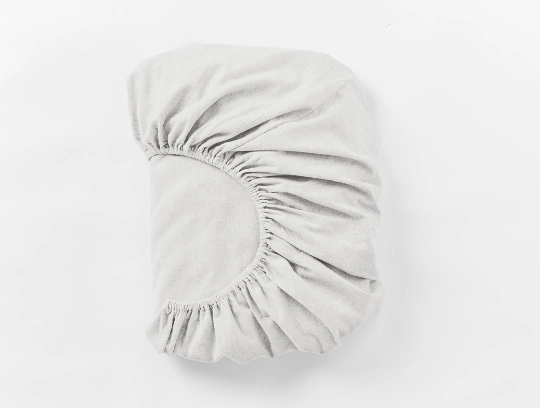 Coyuchi Cloud Brushed Flannel Sheet Set - Alpine White 4 Coyuchi Cloud Brushed Flannel Sheet Set - Alpine White