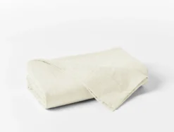 Coyuchi Cloud Brushed Flannel Sheet Set - Undyed