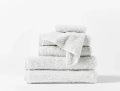 Coyuchi Cloud Loom Towels - Alpine White