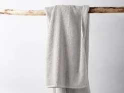 Coyuchi Home Goods Cloud Loom Towels - Fog