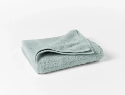 Coyuchi Cloud Loom Towels - Palest Ocean
