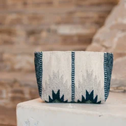 MZ Fair Trade Clouds Wool Clutch Bag