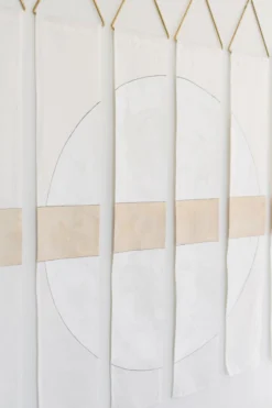 Conejo & Co Lote Wall Hanging - White 9 Conejo & Co Lote Wall Hanging - White