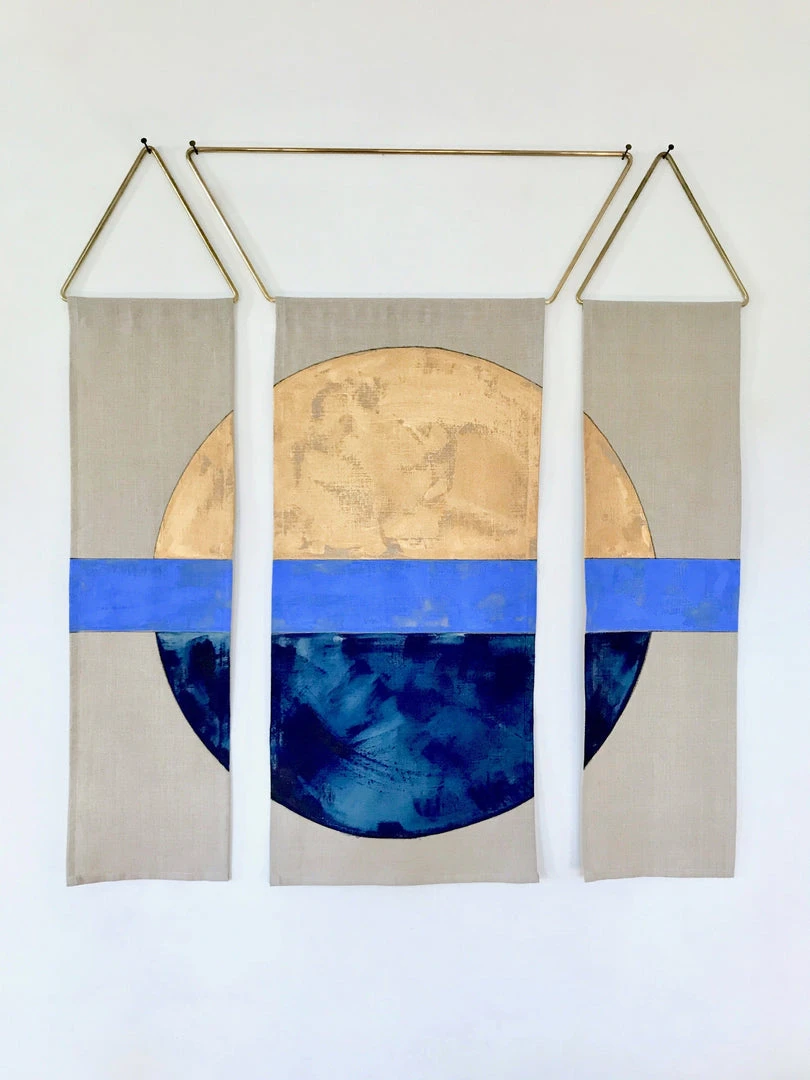 Conejo & Co Mitad Wall Hanging - Ocean 3 Conejo & Co Mitad Wall Hanging - Ocean