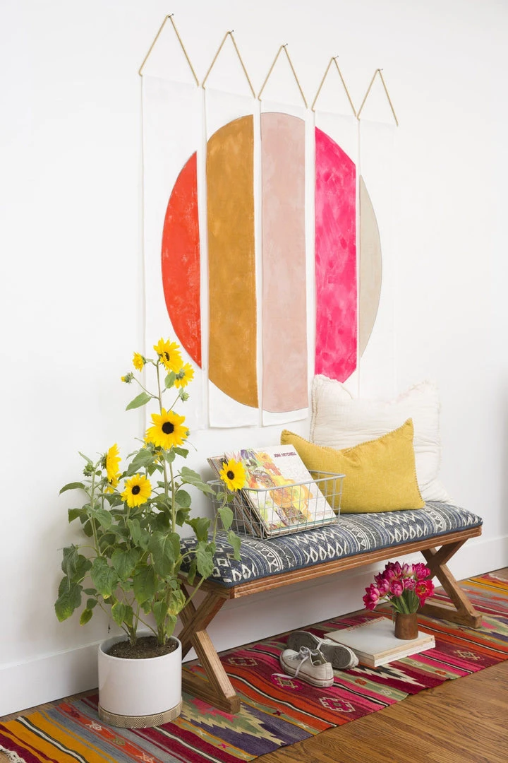 Conejo & Co Home Goods Oso Wall Hanging - Sunset 4 Conejo & Co Home Goods Oso Wall Hanging - Sunset
