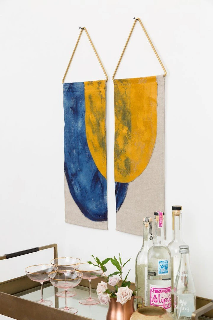 Conejo & Co Pez Wall Hanging - Ochre + Indigo Home Goods 4 Conejo & Co Pez Wall Hanging - Ochre + Indigo Home Goods