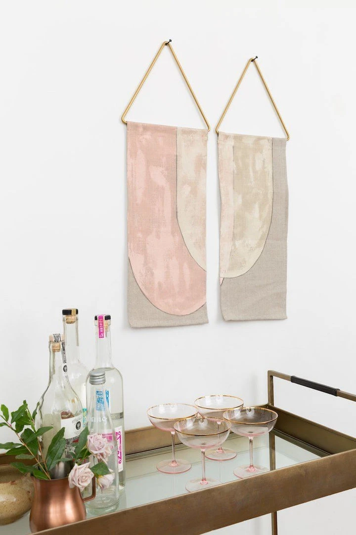 Conejo & Co Pez Wall Hanging - Oyster + Himalayan Salt 4 Conejo & Co Pez Wall Hanging - Oyster + Himalayan Salt