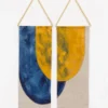 Conejo & Co Pez Wall Hanging - Ochre + Indigo Home Goods 2 Conejo & Co Pez Wall Hanging - Ochre + Indigo Home Goods