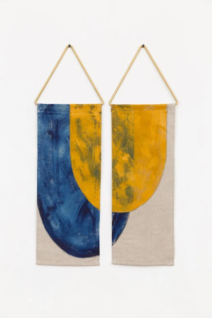 Conejo & Co Pez Wall Hanging - Ochre + Indigo Home Goods 3 Conejo & Co Pez Wall Hanging - Ochre + Indigo Home Goods