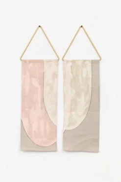 Conejo & Co Pez Wall Hanging - Oyster + Himalayan Salt