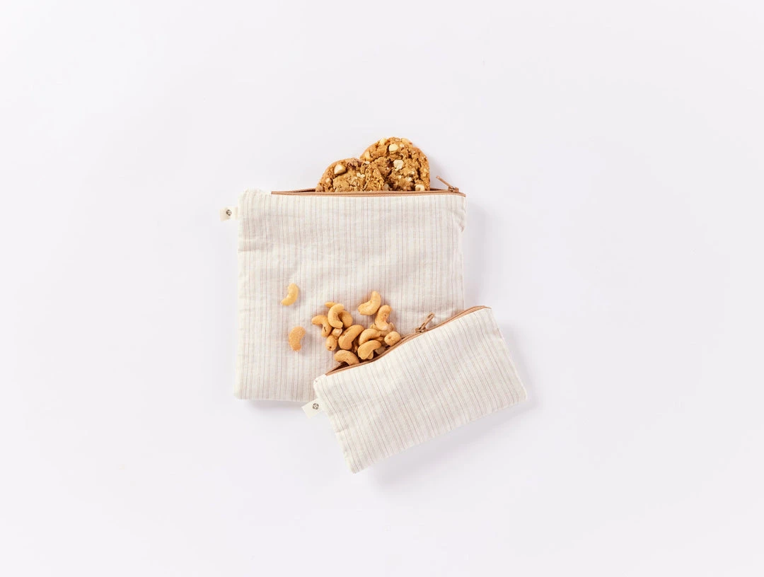 Coyuchi Conserve Snack Bag Set 5 Coyuchi Conserve Snack Bag Set