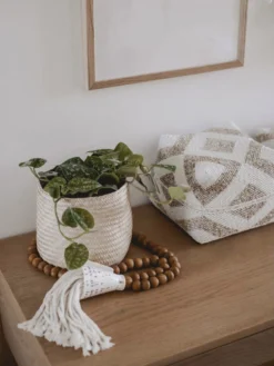 Ceremonia Conus Shell Beaded Tassel - Brown Best Sellers 11 Ceremonia Conus Shell Beaded Tassel - Brown Best Sellers